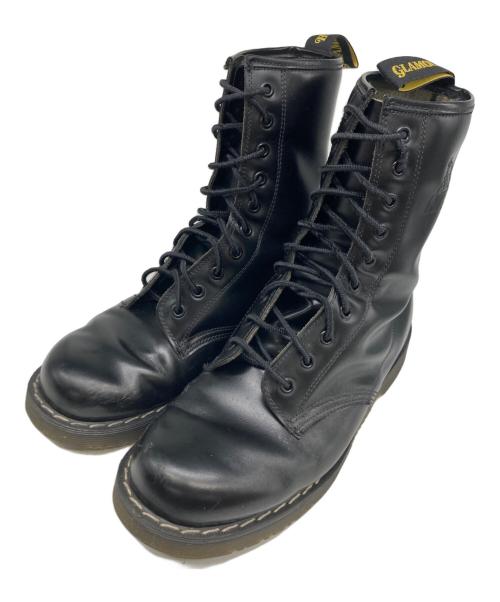 Hysteric Glamour（ヒステリックグラマー）Hysteric Glamour GEORGE COX (ジョージコックス) CAUSE (コーズ) Hysteric Glamour × GEORGE COX  レースアップブーツ 10ホールブーツ ブラック サイズ:UK8の古着・服飾アイテム