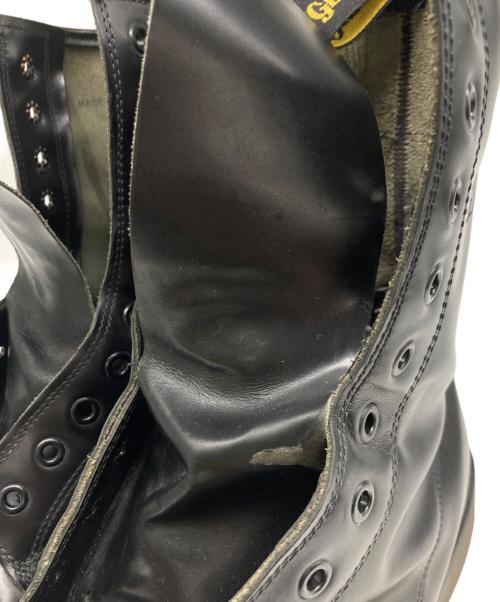 Hysteric Glamour（ヒステリックグラマー）Hysteric Glamour GEORGE COX (ジョージコックス) CAUSE (コーズ) Hysteric Glamour × GEORGE COX  レースアップブーツ 10ホールブーツ ブラック サイズ:UK8の古着・服飾アイテム