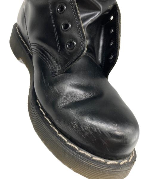 Hysteric Glamour（ヒステリックグラマー）Hysteric Glamour GEORGE COX (ジョージコックス) CAUSE (コーズ) Hysteric Glamour × GEORGE COX  レースアップブーツ 10ホールブーツ ブラック サイズ:UK8の古着・服飾アイテム