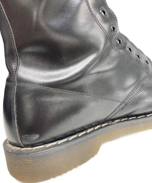 Hysteric Glamour（ヒステリックグラマー）Hysteric Glamour GEORGE COX (ジョージコックス) CAUSE (コーズ) Hysteric Glamour × GEORGE COX  レースアップブーツ 10ホールブーツ ブラック サイズ:UK8の古着・服飾アイテム