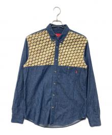 SUPREME（シュプリーム）の古着「Denim Corduroy Shirt / デニムコーデュロイシャツ」｜インディゴ