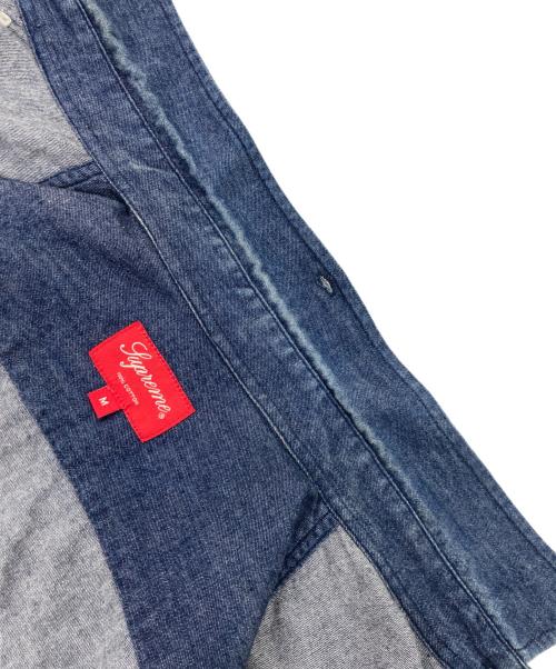 SUPREME（シュプリーム）Supreme (シュプリーム) Denim Corduroy Shirt / デニムコーデュロイシャツ インディゴ サイズ:Mの古着・服飾アイテム
