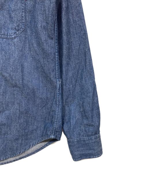 SUPREME（シュプリーム）Supreme (シュプリーム) Denim Corduroy Shirt / デニムコーデュロイシャツ インディゴ サイズ:Mの古着・服飾アイテム