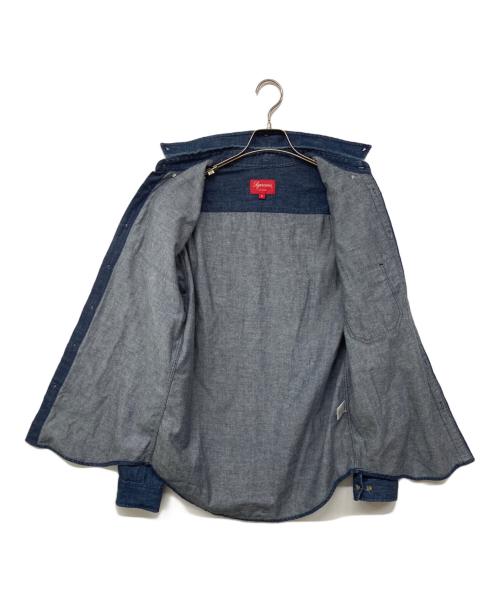 SUPREME（シュプリーム）Supreme (シュプリーム) Denim Corduroy Shirt / デニムコーデュロイシャツ インディゴ サイズ:Mの古着・服飾アイテム