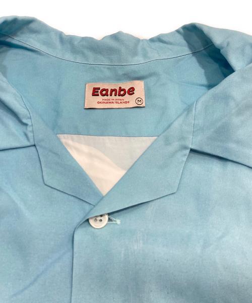 EANBE（イアンベ）EANBE (イアンベ) 男はつらいよ - Back panel レーヨンバックプリントアロハシャツ ブルー サイズ:Mの古着・服飾アイテム