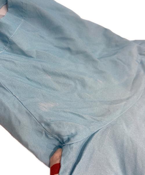 EANBE（イアンベ）EANBE (イアンベ) 男はつらいよ - Back panel レーヨンバックプリントアロハシャツ ブルー サイズ:Mの古着・服飾アイテム