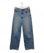 upper hightsアッパーハイツ）の古着「THE NIECE ハイライズストレートデニムパンツ」｜インディゴ