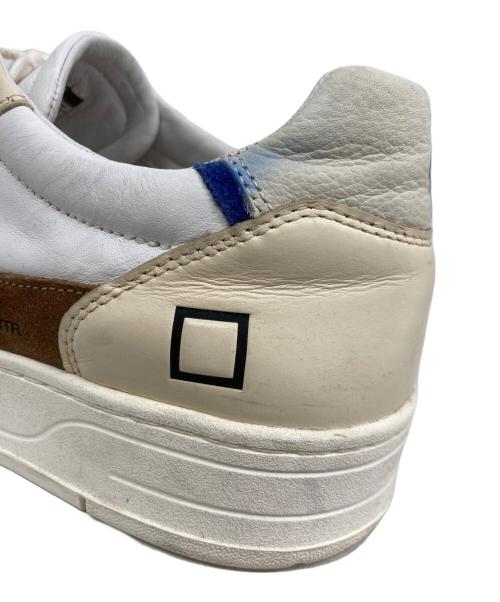 D.A.T.E.（デイト）D.A.T.E. (デイト) レザースニーカー ホワイト サイズ:28の古着・服飾アイテム
