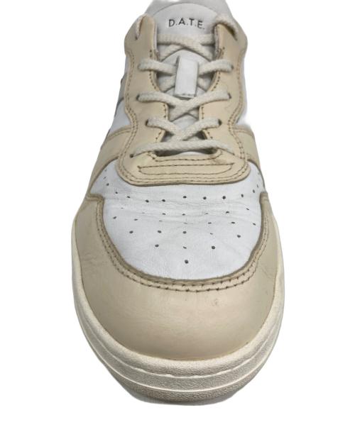 D.A.T.E.（デイト）D.A.T.E. (デイト) レザースニーカー ホワイト サイズ:28の古着・服飾アイテム