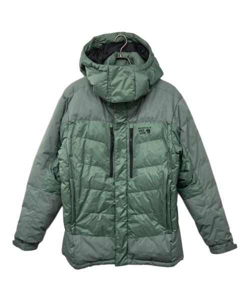 MOUNTAIN HARD WEAR（マウンテンハードウェア）MOUNTAIN HARD WEAR (マウンテンハードウェア) グレイシャーガイドダウンパーカ フーデッドダウンジャケット グリーン サイズ:Lの古着・服飾アイテム