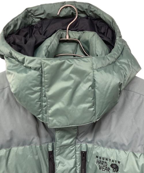 MOUNTAIN HARD WEAR（マウンテンハードウェア）MOUNTAIN HARD WEAR (マウンテンハードウェア) グレイシャーガイドダウンパーカ フーデッドダウンジャケット グリーン サイズ:Lの古着・服飾アイテム