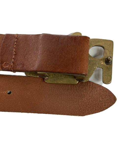 LAUREN RALPH LAUREN（ローレンラルフローレン）LAUREN RALPH LAUREN (ローレンラルフローレン) ロゴバックルベルト ブラウン サイズ:Lの古着・服飾アイテム