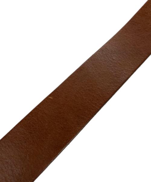 LAUREN RALPH LAUREN（ローレンラルフローレン）LAUREN RALPH LAUREN (ローレンラルフローレン) ロゴバックルベルト ブラウン サイズ:Lの古着・服飾アイテム