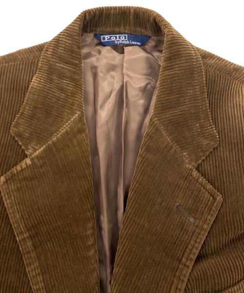 POLO RALPH LAUREN（ポロ・ラルフローレン）POLO RALPH LAUREN (ポロ・ラルフローレン) 3Bコーデュロイジャケット ブラウン サイズ:T175の古着・服飾アイテム