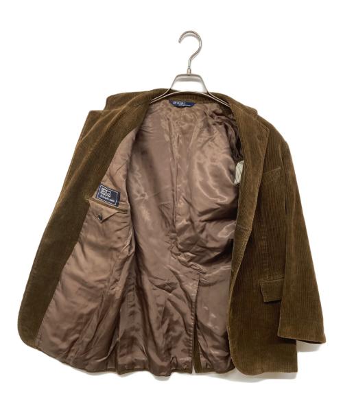 POLO RALPH LAUREN（ポロ・ラルフローレン）POLO RALPH LAUREN (ポロ・ラルフローレン) 3Bコーデュロイジャケット ブラウン サイズ:T175の古着・服飾アイテム