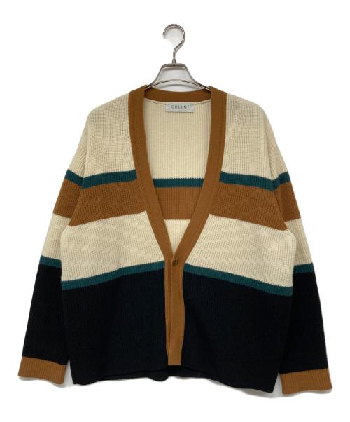 CULLNI（クルニ）CULLNI (クルニ) ボーダーカーディガン ホワイト サイズ:1の古着・服飾アイテム