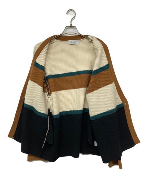 CULLNI（クルニ）CULLNI (クルニ) ボーダーカーディガン ホワイト サイズ:1の古着・服飾アイテム