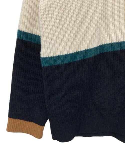 CULLNI（クルニ）CULLNI (クルニ) ボーダーカーディガン ホワイト サイズ:1の古着・服飾アイテム