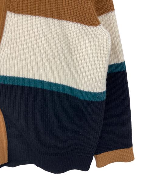 CULLNI（クルニ）CULLNI (クルニ) ボーダーカーディガン ホワイト サイズ:1の古着・服飾アイテム