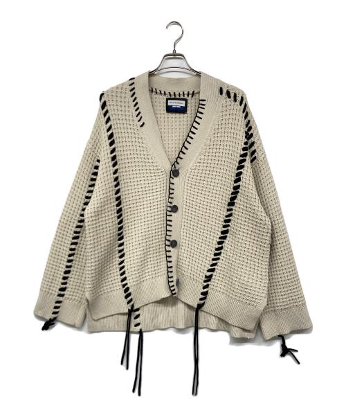 MAISON SPECIAL（メゾンスペシャル）MAISON SPECIAL (メゾンスペシャル) Oni-Waffle Crazy Stitch Knit ホワイト サイズ:2の古着・服飾アイテム