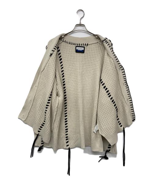 MAISON SPECIAL（メゾンスペシャル）MAISON SPECIAL (メゾンスペシャル) Oni-Waffle Crazy Stitch Knit ホワイト サイズ:2の古着・服飾アイテム