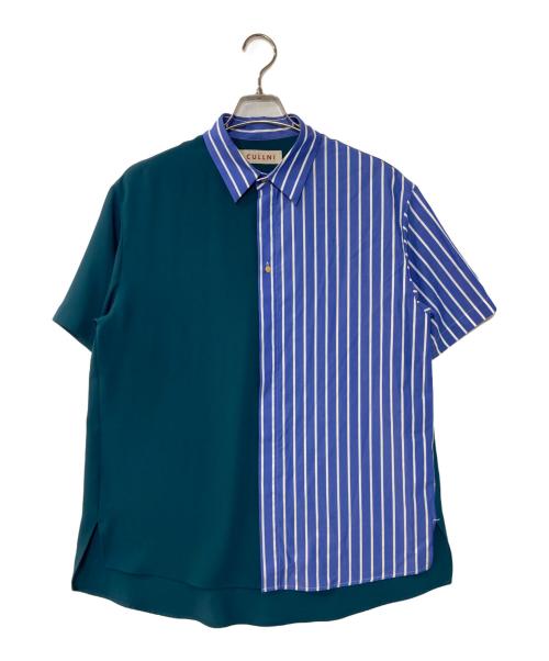 CULLNI（クルニ）CULLNI (クルニ) スイッチングS/Sシャツ グリーン サイズ:2の古着・服飾アイテム