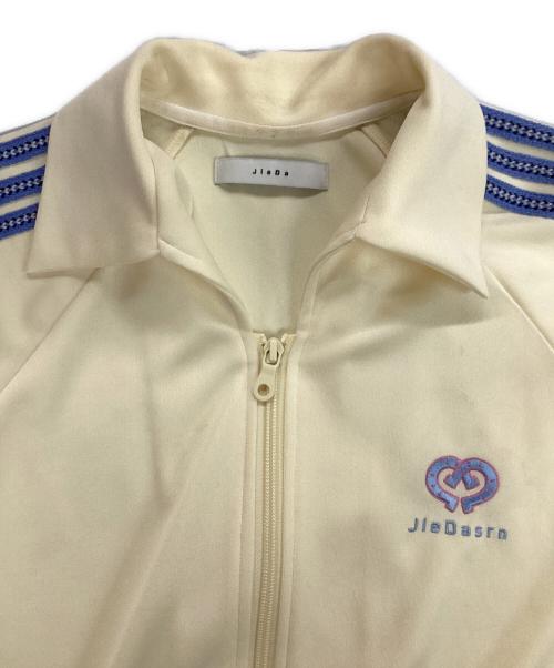jieda（ジエダ）jieda (ジエダ) 5 STRIPE JERSEY TOP トラックジャケット ベージュ サイズ:1の古着・服飾アイテム