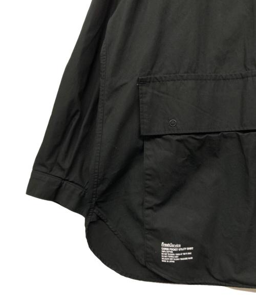 FreshService（フレッシュサービス）FreshService (フレッシュサービス) FIREPROOF CARGO POCKET REGULAR COLLAR SHIRT ブラック サイズ:Ｆの古着・服飾アイテム