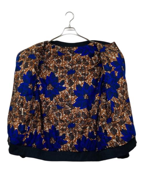 STYLE REBORN（スタイル リボーン）STYLE REBORN (スタイル リボーン) moyan AFRICA (モヤンアフリカ) ベロアリバーシブルボンバージャケット ネイビー サイズ:Fの古着・服飾アイテム