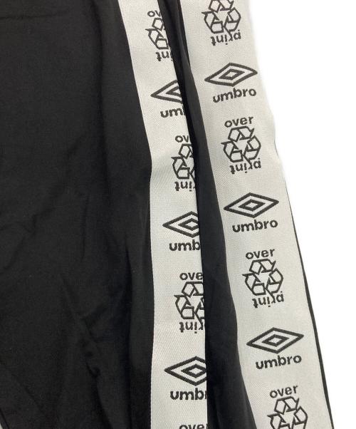 UMBRO（アンブロ）UMBRO (アンブロ) overprint (オーバープリント) コラボゲームシャツ ブラック サイズ:Lの古着・服飾アイテム