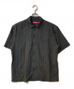 SUPREMEシュプリーム）の古着「Stripe S/S Pajama Shirt」｜ブラック