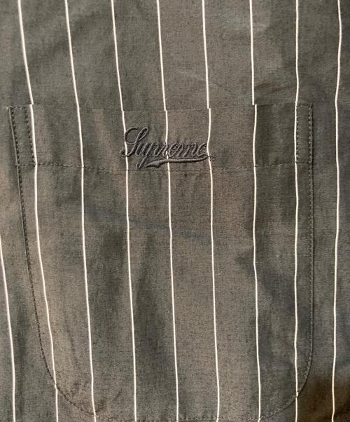SUPREME（シュプリーム）SUPREME (シュプリーム) Stripe S/S Pajama Shirt ブラック サイズ:Mの古着・服飾アイテム