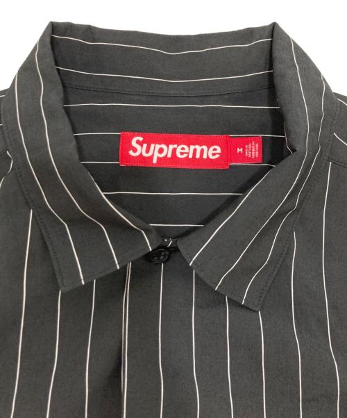 SUPREME（シュプリーム）SUPREME (シュプリーム) Stripe S/S Pajama Shirt ブラック サイズ:Mの古着・服飾アイテム