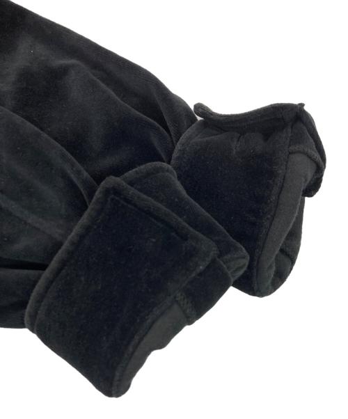 ARMANI COLLEZIONI（アルマーニ コレツィオーニ）ARMANI COLLEZIONI (アルマーニ コレツィオーニ) スタンドカラーベロアジャケット ブラック サイズ:Lの古着・服飾アイテム