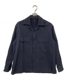KAPTAIN SUNSHINE（キャプテンサンシャイン）の古着「Open Collar Shirt」｜ネイビー