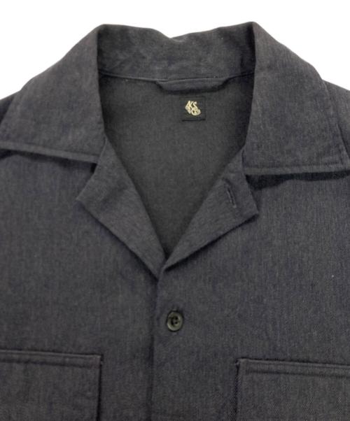 KAPTAIN SUNSHINE（キャプテンサンシャイン）KAPTAIN SUNSHINE (キャプテンサンシャイン) Open Collar Shirt ネイビー サイズ:38の古着・服飾アイテム