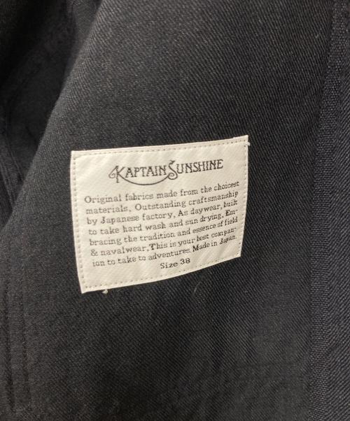 KAPTAIN SUNSHINE（キャプテンサンシャイン）KAPTAIN SUNSHINE (キャプテンサンシャイン) Open Collar Shirt ネイビー サイズ:38の古着・服飾アイテム