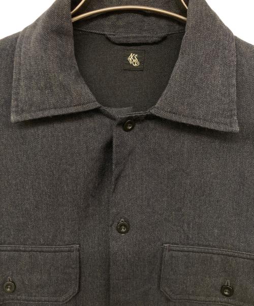 KAPTAIN SUNSHINE（キャプテンサンシャイン）KAPTAIN SUNSHINE (キャプテンサンシャイン) Open Collar Shirt ネイビー サイズ:38の古着・服飾アイテム