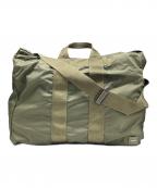 PORTERポーター）の古着「FLEX/2WAY DUFFLE BAG(S) / ダッフルバッグ」｜グリーン