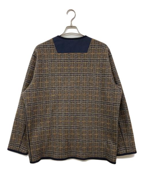 COMME des GARCONS HOMME（コムデギャルソン オム）COMME des GARCONS HOMME (コムデギャルソン オム) チェックライナージャケット ブラウン サイズ:Mの古着・服飾アイテム