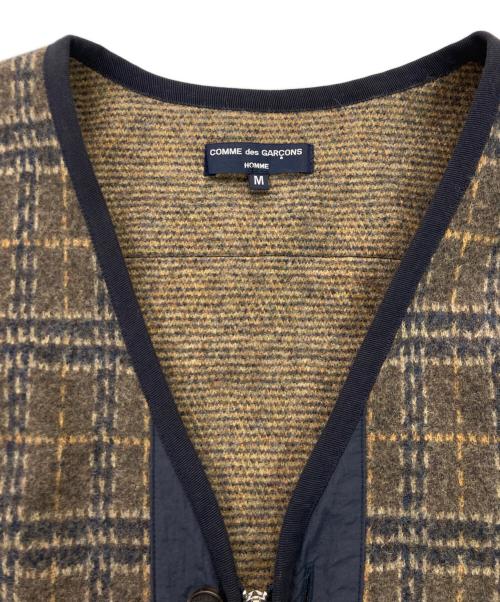 COMME des GARCONS HOMME（コムデギャルソン オム）COMME des GARCONS HOMME (コムデギャルソン オム) チェックライナージャケット ブラウン サイズ:Mの古着・服飾アイテム