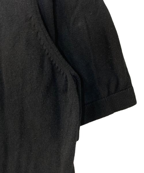 A.P.C.（アーペーセー）A.P.C. (アーペーセー) POLO GREGORIO コットンニットポロシャツ ブラック サイズ:Lの古着・服飾アイテム