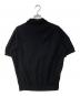 A.P.C. (アーペーセー) POLO GREGORIO コットンニットポロシャツ ブラック サイズ:L：7000円