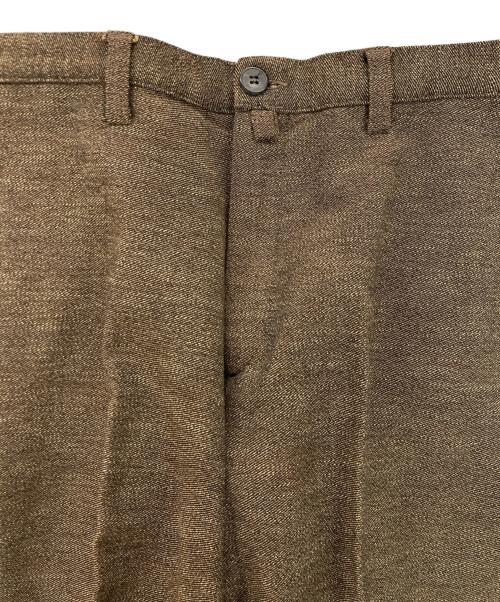 DRIES VAN NOTEN（ドリスヴァンノッテン）DRIES VAN NOTEN (ドリスヴァンノッテン) ウールコットンスリムスラックス ベージュ サイズ:46の古着・服飾アイテム