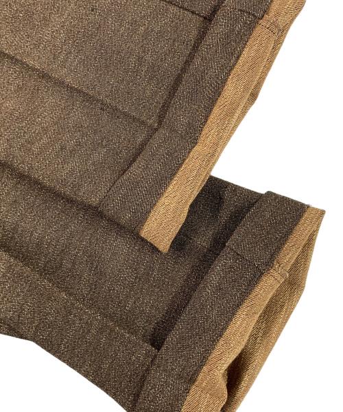 DRIES VAN NOTEN（ドリスヴァンノッテン）DRIES VAN NOTEN (ドリスヴァンノッテン) ウールコットンスリムスラックス ベージュ サイズ:46の古着・服飾アイテム