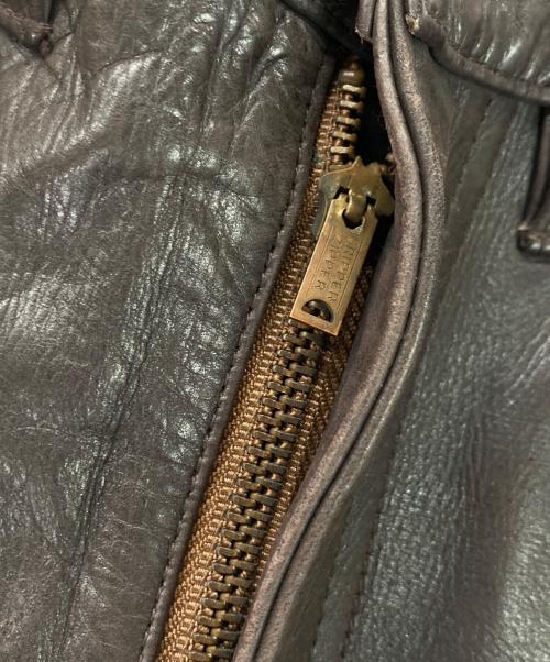 LEE（リー）LEE (リー) 5102 レザーパンツ ブラウン サイズ:W30の古着・服飾アイテム