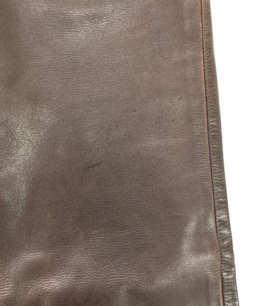 LEE（リー）LEE (リー) 5102 レザーパンツ ブラウン サイズ:W30の古着・服飾アイテム