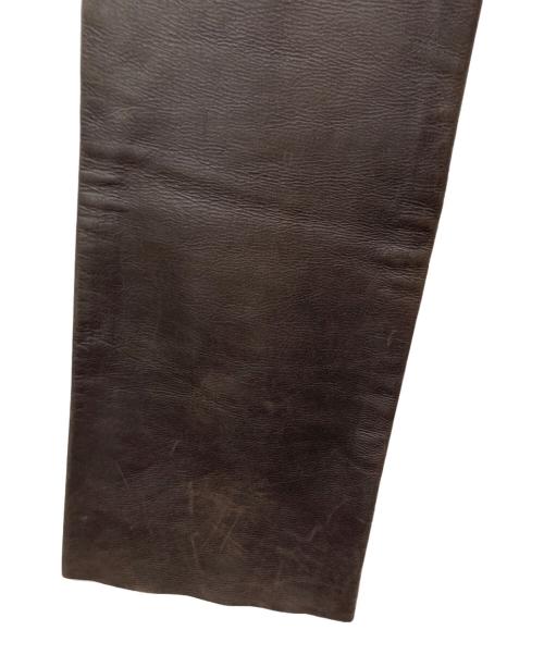 LEE（リー）LEE (リー) 5102 レザーパンツ ブラウン サイズ:W30の古着・服飾アイテム