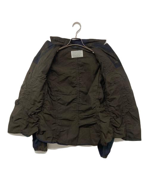 KOLOR（カラー）KOLOR (カラー) 16SS 総柄パッカリングジャケット ネイビー×ブラウン サイズ:1の古着・服飾アイテム