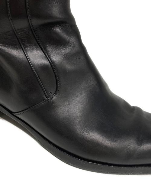 GUCCI（グッチ）GUCCI (グッチ) 101713 GUCCI サイドジップブーツ ブラック サイズ:42Eの古着・服飾アイテム